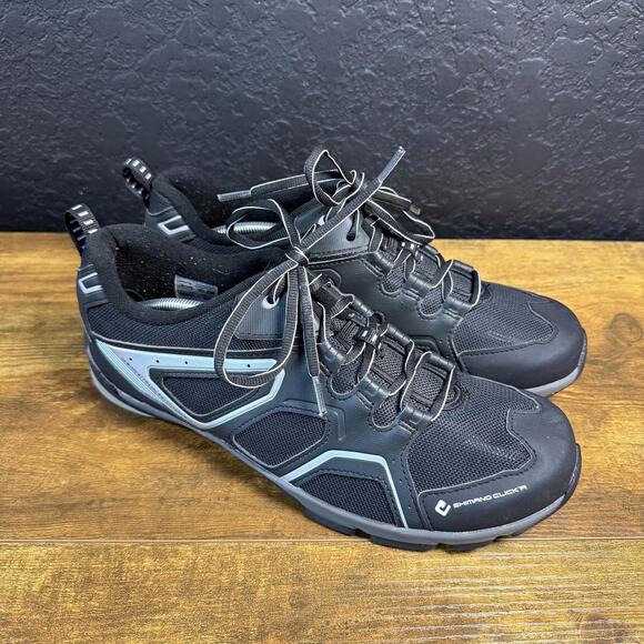 Shimano‎ Click'R SH-CT40L SPD Cycling Shoes Black Mens 11.8 EU 47 Touring Casual
